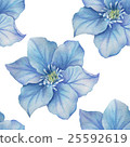 Watercolor flowers seamless pattern. 25592619