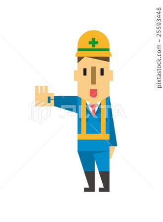 Traffic security [Flat human series] 25593448