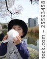 Cotton candy under cherry 25593458