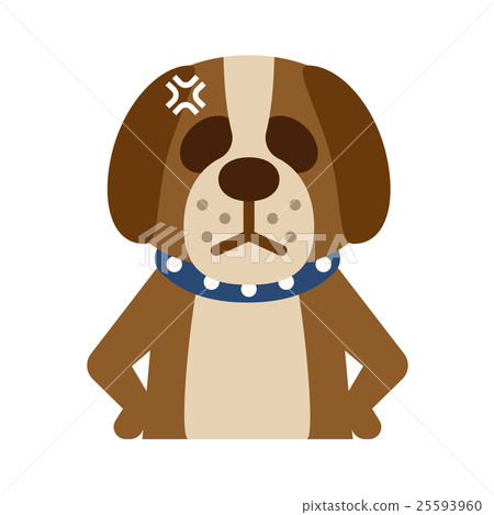 An angry dog 25593960