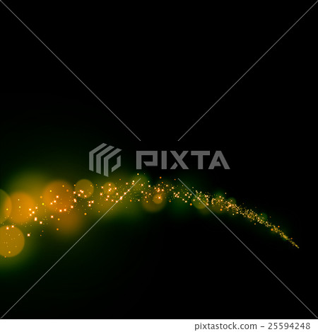 Abstract bokeh gold dust glitter star background 25594248