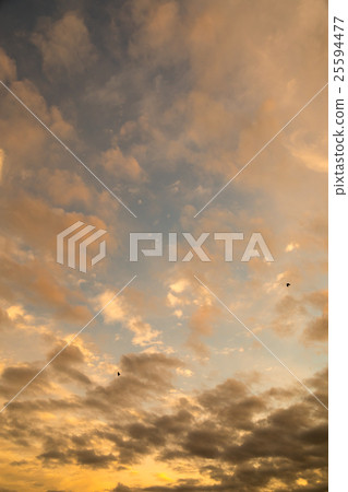 Sky in October Evening in the evening Dusk in the sunset Copy space Character space Sky in October Evening in the evening Dusk in the sunset Copy space Character space 25594477