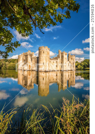 Historic Bodiam Castle in East Sussex, England 25594816