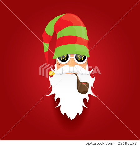vector rock n roll santa claus 25596158