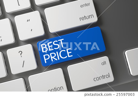 Best Price CloseUp of Keyboard. 3D. 25597003
