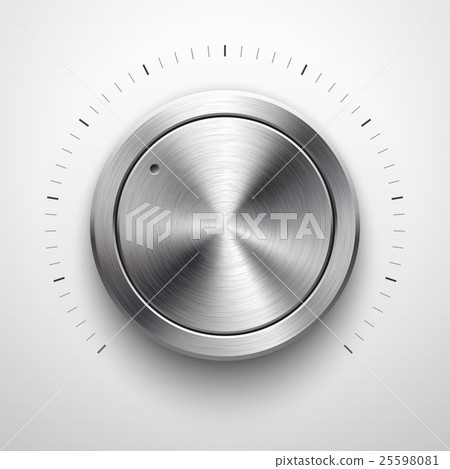 Abstract Technology Volume Knob 25598081