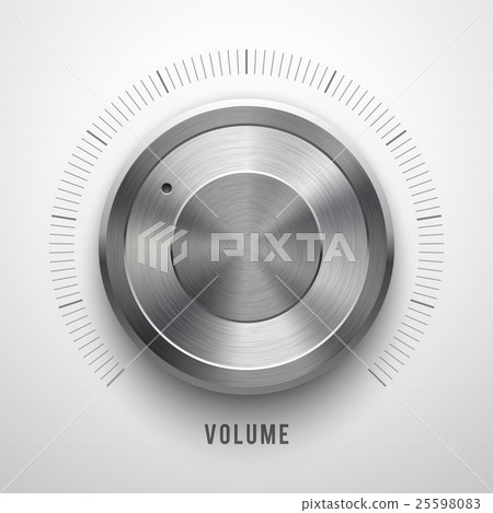 Abstract Technology Volume Knob 25598083