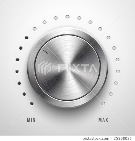 Abstract Technology Volume Knob 25598085