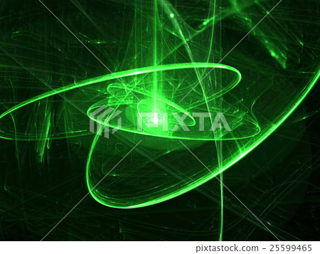Abstract light painting - digitally generated 25599465