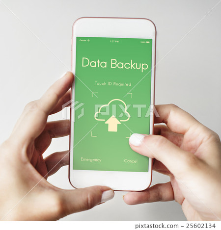 Online Backup Cloud Storage Data Concept Online Backup Cloud Storage Data Concept 25602134