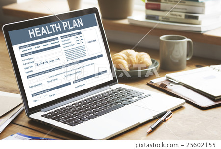 Health Plan Information Examination Concept Health Plan Information Examination Concept 25602155