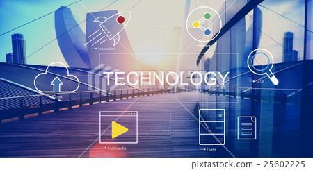 Technology Connecting Cloud Network Concept 25602225