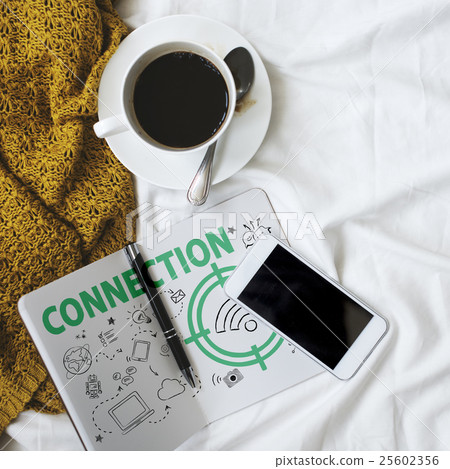 Connection Target Wifi Signal Graphics Concept 25602356
