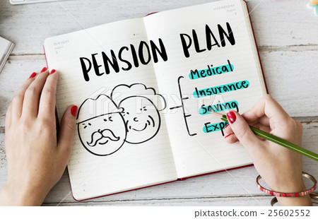 Retirement Financial Plan Risk Assessment Senior Concept Retirement Financial Plan Risk Assessment Senior Concept 25602552