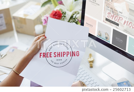 Free Shipping Delivery Stamp Graphic Concept 25602713