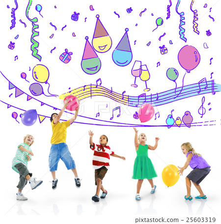 Happiness Enjoy Fun Jolly Festive Concept 25603319