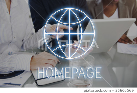 Internet Webpage Global Communication Network Concept Internet Webpage Global Communication Network Concept 25603569