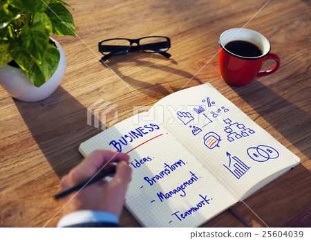 Business Brainstorm Planning Work Ideas Concept 25604039