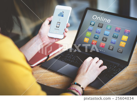 Application Cloud Network Communication Internet Concept 25604834