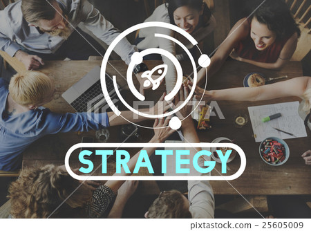 Strategy Successful Target Growth Progress Concept Strategy Successful Target Growth Progress Concept 25605009