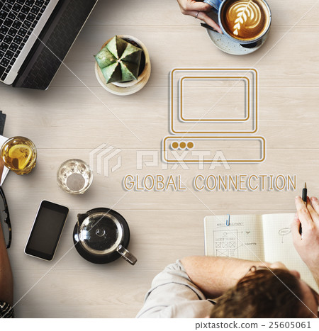 Webpage Website Media Computer Icon Concept Webpage Website Media Computer Icon Concept 25605061