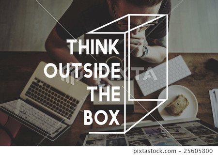 Thinking Out Of The Box Concept 25605800