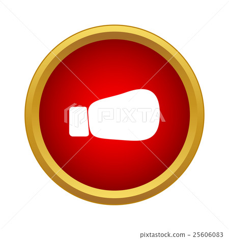 Boxing glove icon, simple style 25606083