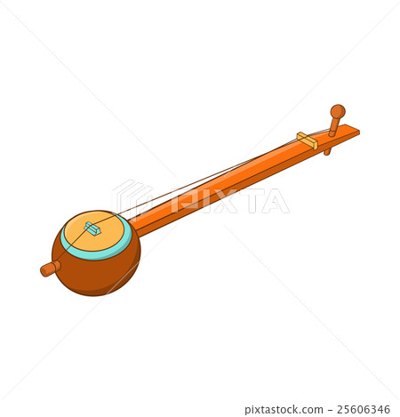 Traditional one string Indian ektara icon 25606346