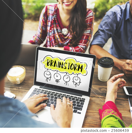 Brainstorm Business Work Discusssion Concept 25606439