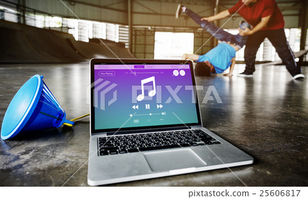 Music Sound Multimedia Player Concept Music Sound Multimedia Player Concept 25606817