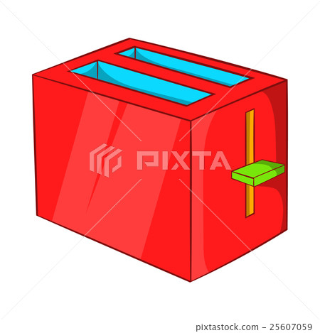 Toaster icon, cartoon style 25607059