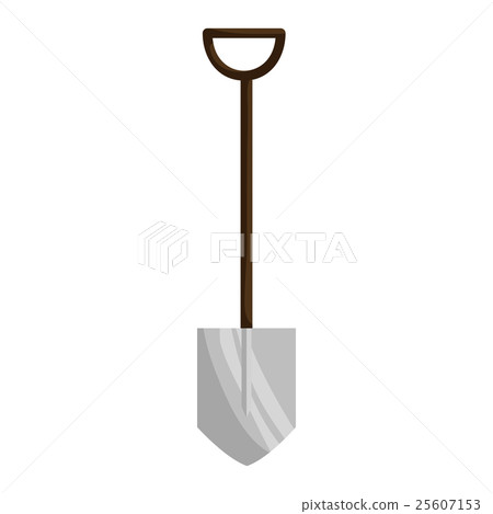 Shovel icon, cartoon style 25607153