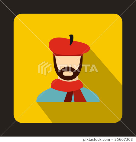Artist icon in flat style Artist icon in flat style 25607308