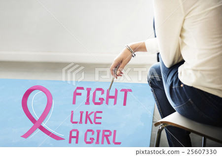 Breast Cancer Believe Hope Woman Illness Concept 25607330
