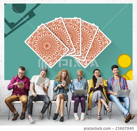 Gambling Luck Jackpot Risk Wager Concept Gambling Luck Jackpot Risk Wager Concept 25607840