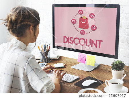 Shopping Online Buy Sale Shopahoslics Concept Shopping Online Buy Sale Shopahoslics Concept 25607957