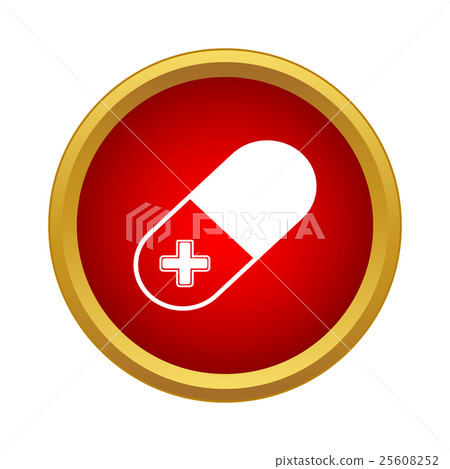 Pill icon, simple style Pill icon, simple style 25608252