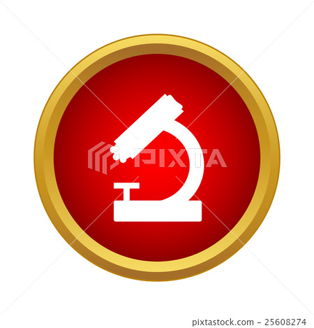 Microscope icon, simple style 25608274