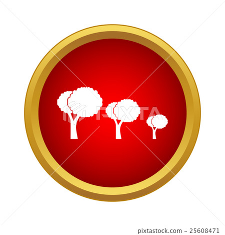Trees icon, simple style Trees icon, simple style 25608471