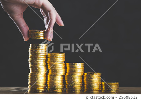 金幣堆貨機的手 25608512