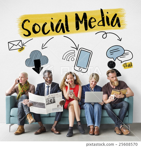 Social Media Entertainment Lifestyle Graphic Concept 25608570