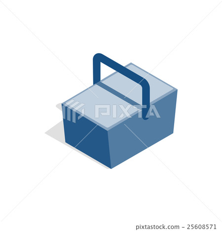 Bag refrigerator icon, isometric 3d style 25608571
