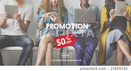 Promotion Discount Price Tag Campaign Concept Promotion Discount Price Tag Campaign Concept 25608582