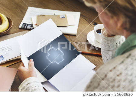 Paper Healthcare Wellness Senior Adult Concept 25608620