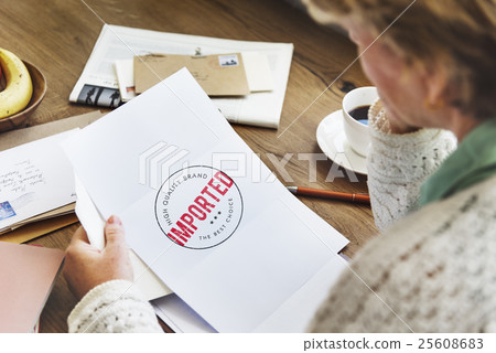 Pending Imported Purchase Business Concept Pending Imported Purchase Business Concept 25608683