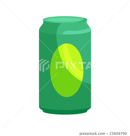 Green aluminum can icon, cartoon style Green aluminum can icon, cartoon style 25608790