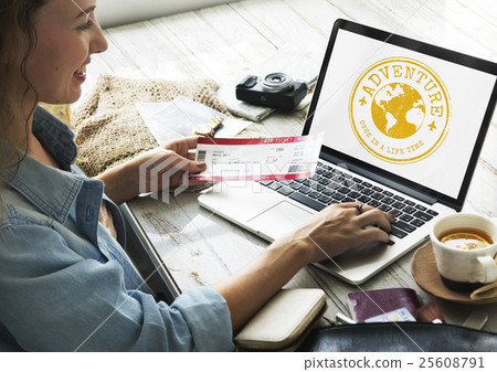 Journey Destination Explore Vacation Graphic Concept Journey Destination Explore Vacation Graphic Concept 25608791