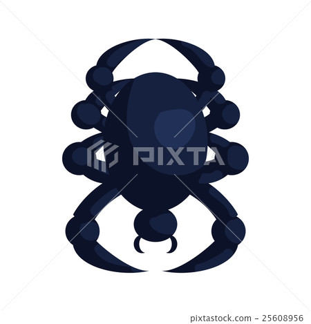 Halloween spider icon, cartoon style 25608956