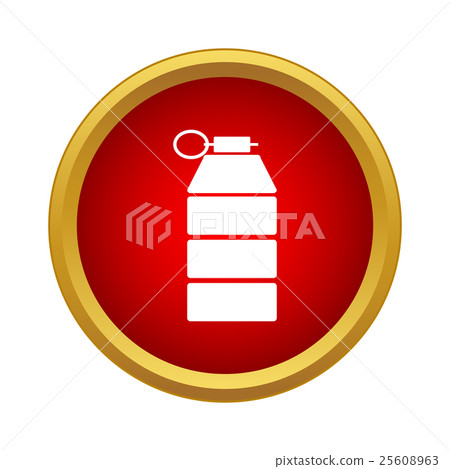 Grenade icon in simple style 25608963