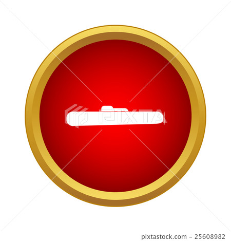 Submarine icon in simple style Submarine icon in simple style 25608982
